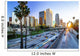 Los Angeles downtown buildings skyline highway traffic Wall Mural