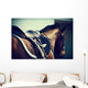 Saddled Horse Wall Mural