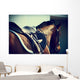 Saddled Horse Wall Mural