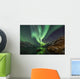 Incredible Aurora Borealis over night sky in Arctic Wall Mural