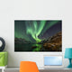 Incredible Aurora Borealis over night sky in Arctic Wall Mural