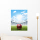 Cricket Stadium And Ball Wall Mural