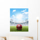 Cricket Stadium And Ball Wall Mural