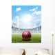 Cricket Stadium And Ball Wall Mural