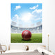 Cricket Stadium And Ball Wall Mural