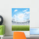 Stadium And Green Turf Wall Mural