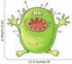 Scaring cartoon monster Wall Decal