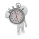 Man And Stopwatch Wall Decal