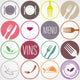 Collection Icone Restaurant Wall Decal