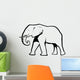 Elephant Outline Wall Decal
