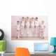 Six Little Ballerinas Wall Decal
