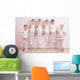 Six Little Ballerinas Wall Decal