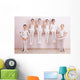 Six Little Ballerinas Wall Decal