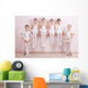Six Little Ballerinas Wall Decal