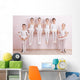 Six Little Ballerinas Wall Decal