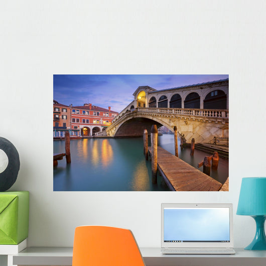 Venice Rialto Bridge Wall Mural