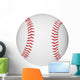 red laced softball Wall Decal