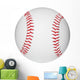 red laced softball Wall Decal
