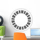 round piano keys Wall Decal
