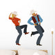 Couple dancing country-western Wall Decal