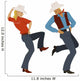 Couple dancing country-western Wall Decal