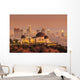 The Griffith Observatory and Los Angeles city skyline at twiligh Wall Mural