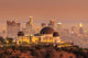 The Griffith Observatory And Los Angeles City Skyline At Twilight Wall Decal