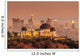 The Griffith Observatory and Los Angeles city skyline at twiligh Wall Mural