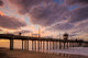 The Huntington Beach Pier At Sunrise Wall Decal