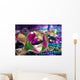 Mardi Gras Mask and beads Wall Mural
