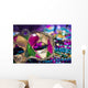 Mardi Gras Mask and beads Wall Mural