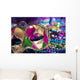 Mardi Gras Mask and beads Wall Mural