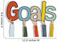 Group of Hands Holding Word Goals Concept Wall Decal