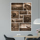 African safari black and white Wall Mural