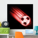light red football Wall Mural