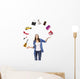 Woman Juggling Wall Decal