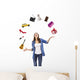 Woman Juggling Wall Decal