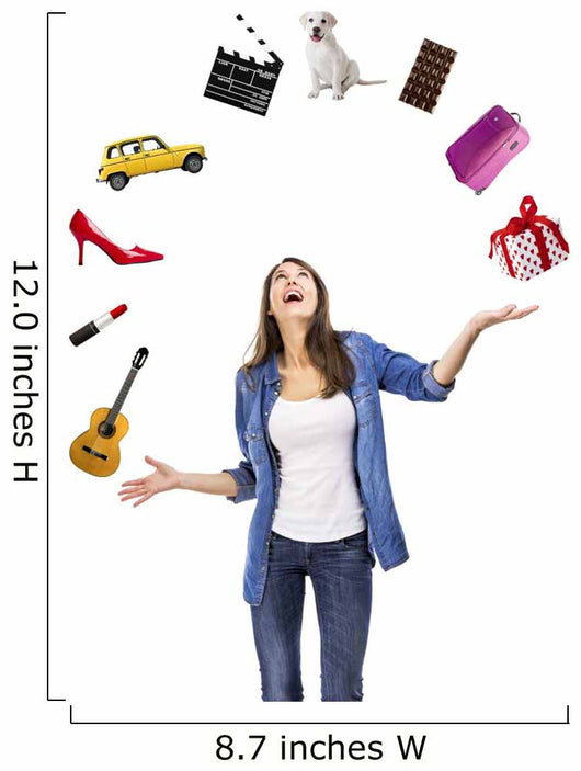 Woman Juggling Wall Decal