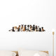 Too Many Pets Wall Decal