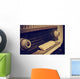 antique radio, in sepia toning Wall Mural