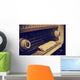 antique radio, in sepia toning Wall Mural