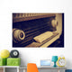 antique radio, in sepia toning Wall Mural