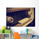 antique radio, in sepia toning Wall Mural