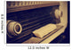 antique radio, in sepia toning Wall Mural