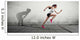 Junge Frau H&auml;gt Ihren Schatten Ab Wall Decal
