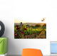 Tuscany vineyards in fall Wall Mural