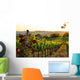 Tuscany vineyards in fall Wall Mural