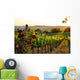 Tuscany vineyards in fall Wall Mural