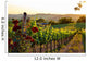 Tuscany vineyards in fall Wall Mural