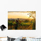 Tuscany vineyards in fall Wall Mural